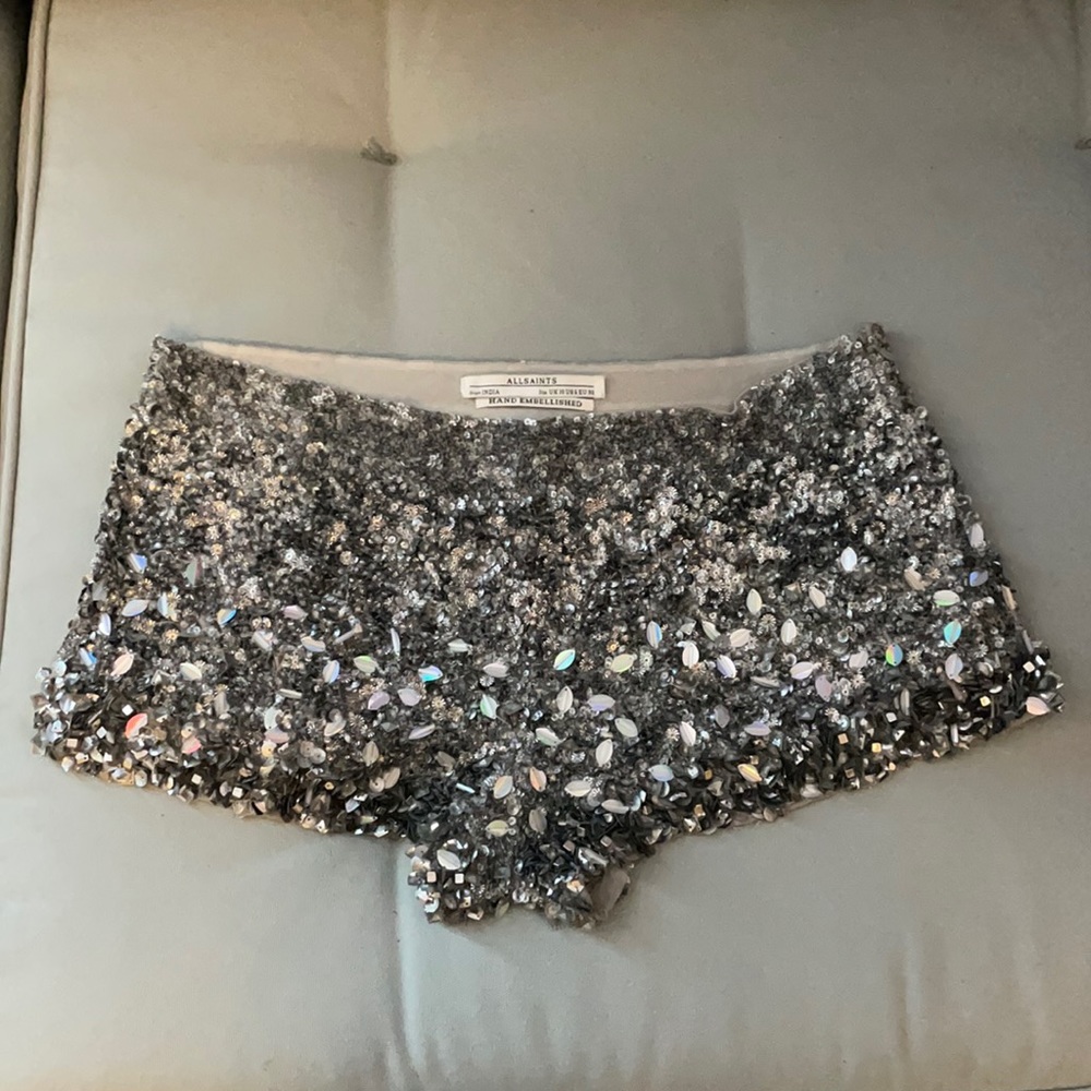NYE: All Saints Sequin Shorts size US 6